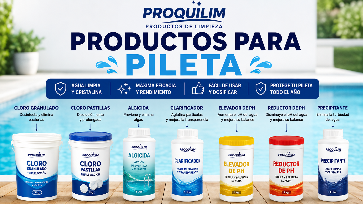 Productos para pileta