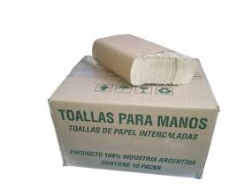 CAJA TOALLA INTERCALADA BEIGE