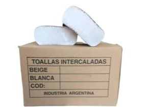 CAJA TOALLA INTERCALADA BLANCA