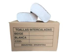 CAJA TOALLA INTERCALADA BLANCA