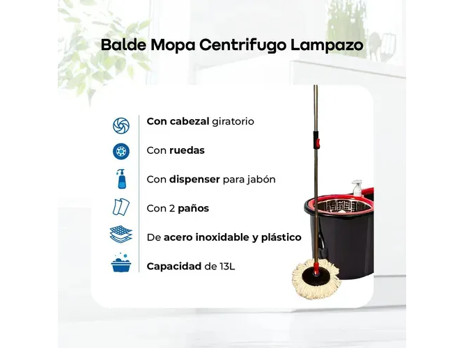 BALDE CENTRIFUGO 360° AIVA CON CAJA