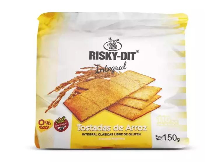 Tostadas Arroz Integral Risky Dit