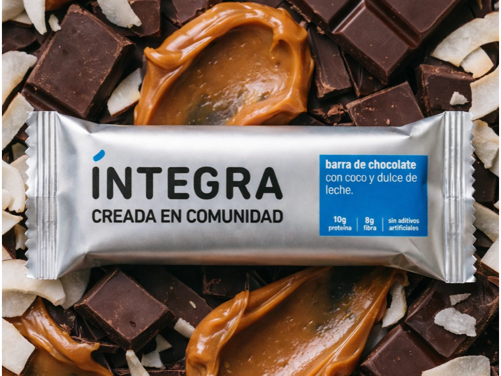 Barrita Proteica  Integra ( 10 gr Prot) Chocolate  coco y dulce de leche