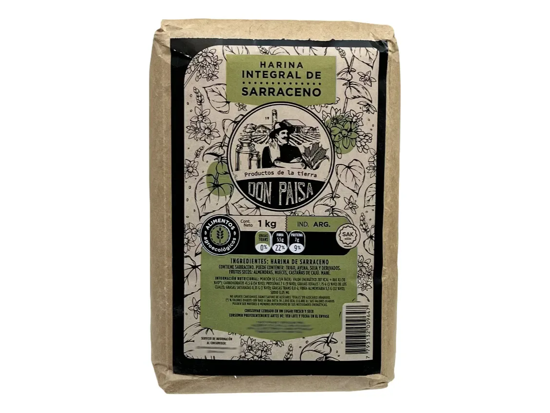 Harina Trigo Sarraceno "Don Paisa" 1kg
