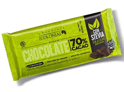 Chocolate Colonial c/ Estevia 70% cacao