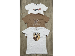 Remeras de algodón con estampa