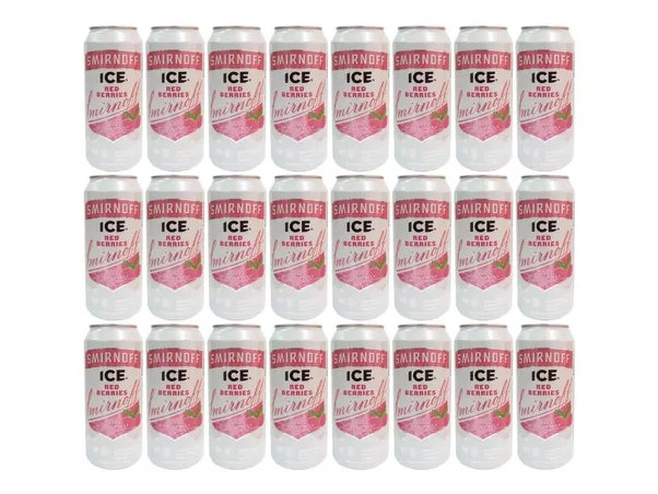 24 Smirnoff Ice Red Berries 473 ML