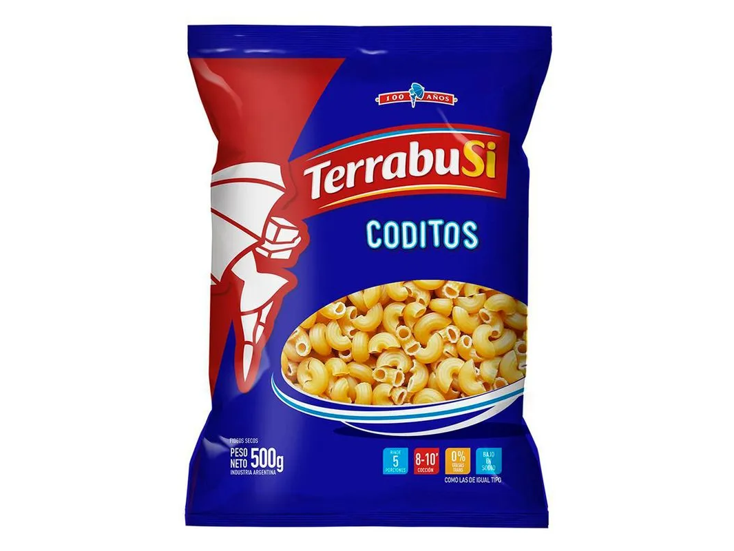 01 Terrabusi Coditos 500 Gr