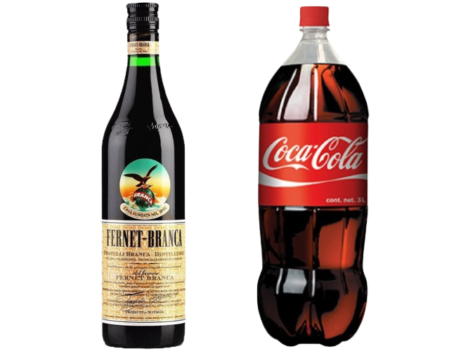 01 Branca 1000 ML + Coca Cola 2500 ML