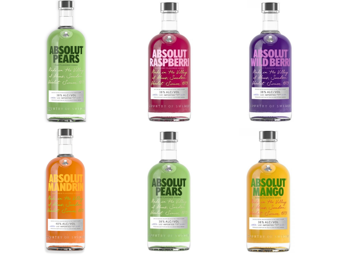 06 Absolut Iguales o Surtidos 700 ML