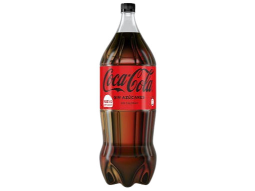 01 Coca Cola Zero Descartable 2250 ML