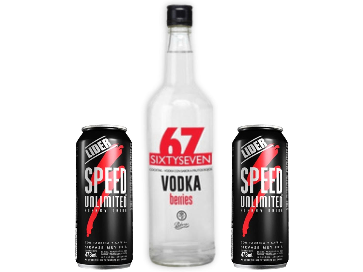 01 Vodka 67 Berries + 02 Speed XL