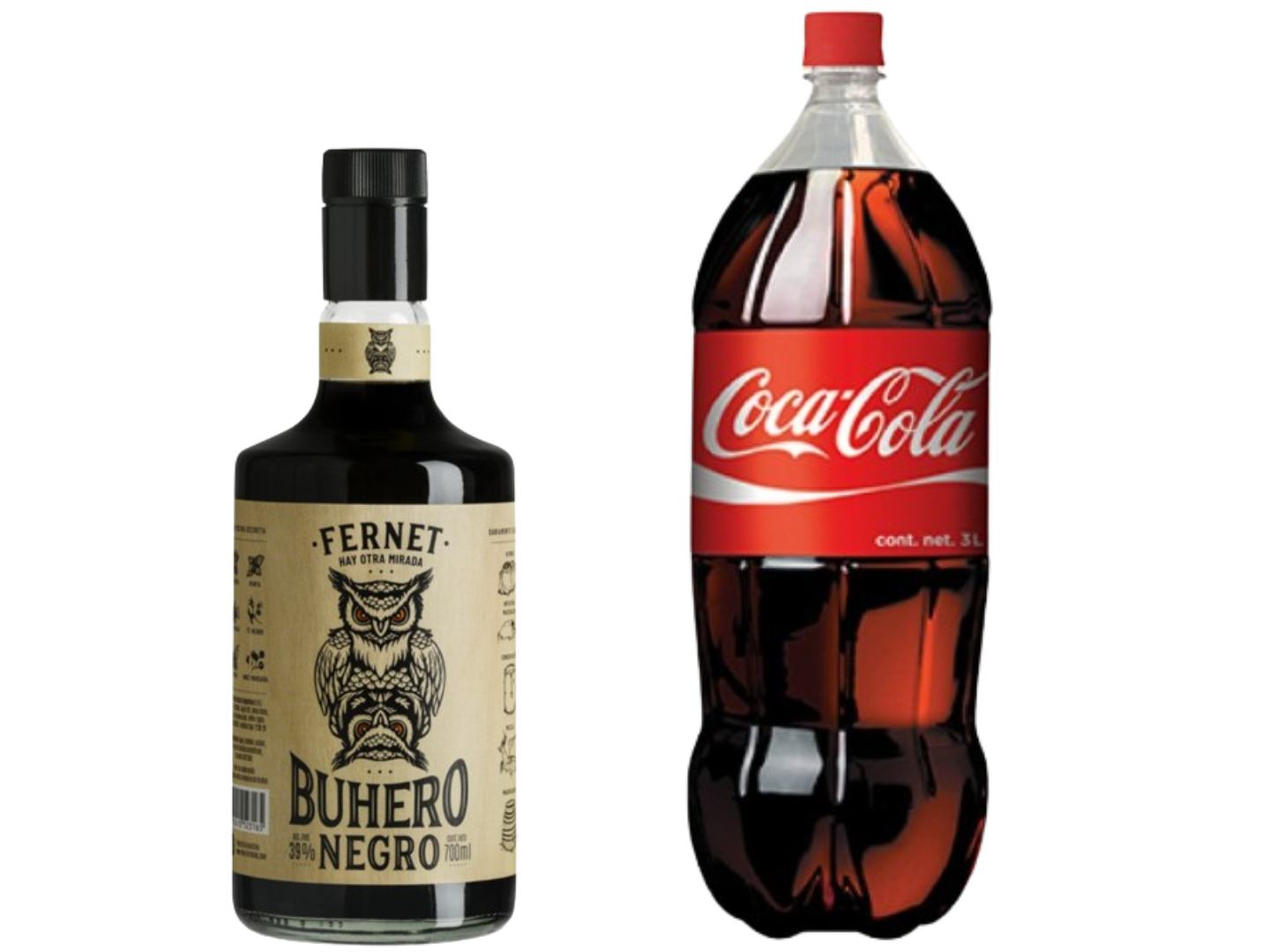 01 Buhero 700 ML + 01 Coca Cola 2500 ML