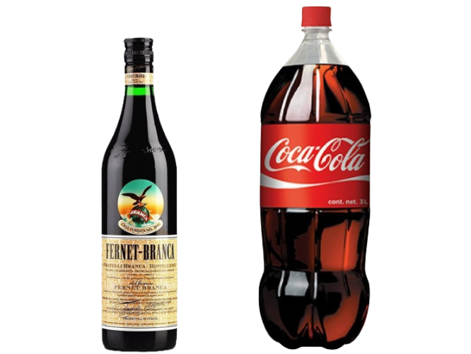 01 Branca 450 ML + 01 Coca Cola 2500 ML