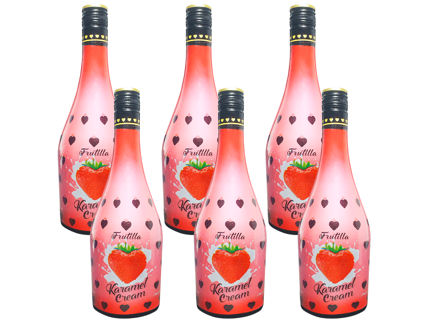 06 Karamel Cream Frutilla 750 ML (01 caja)