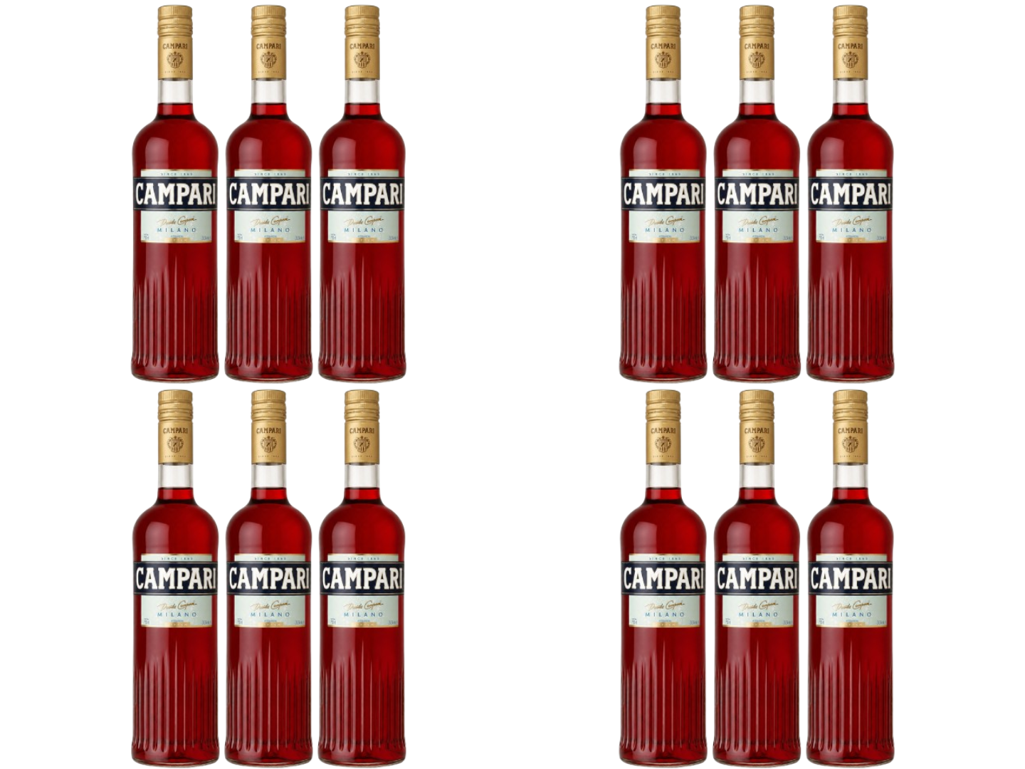 12 Campari 750 ML (01 Caja)