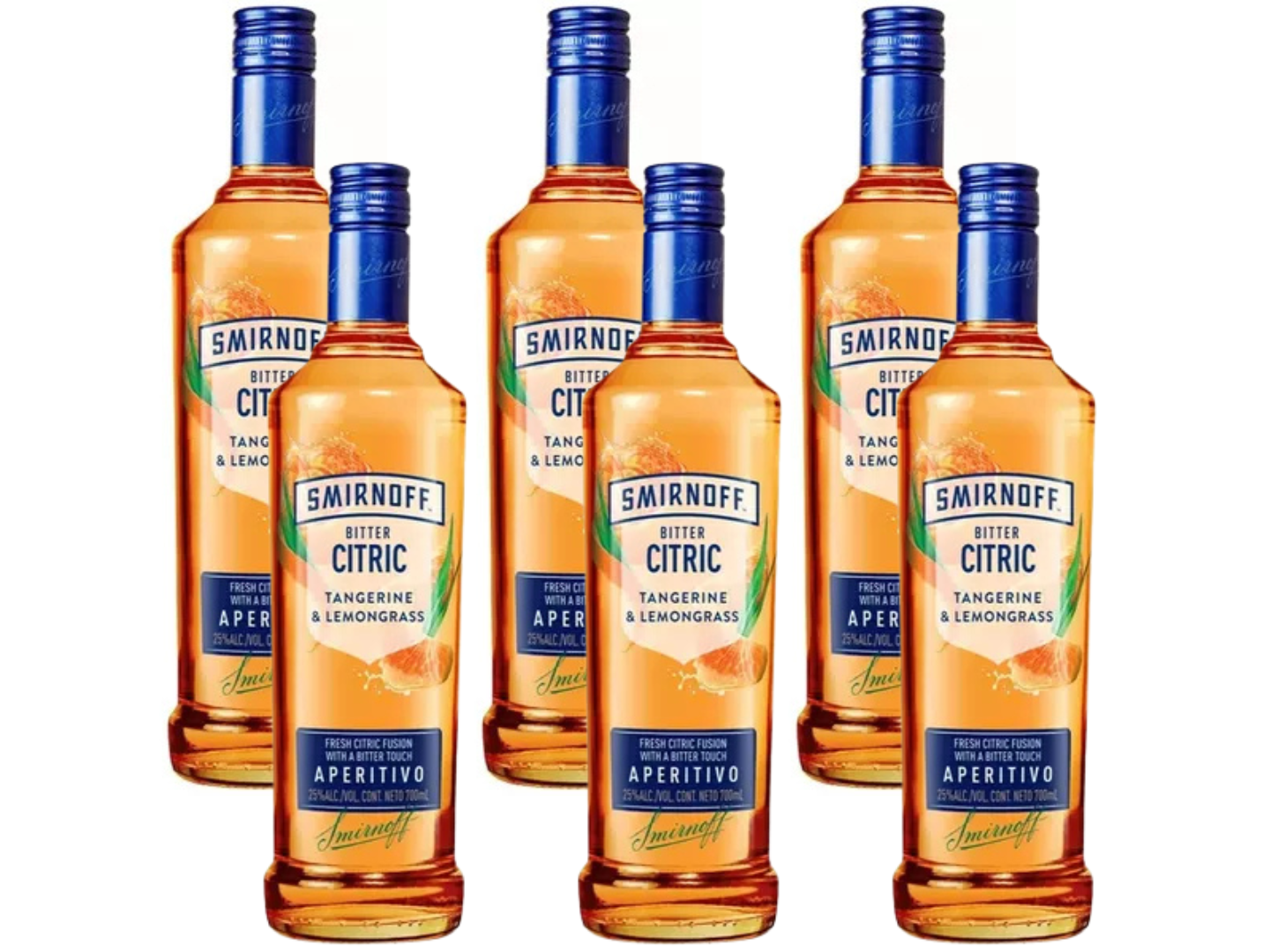 06 Smirnoff Mandarina & Cedrón 700 ML