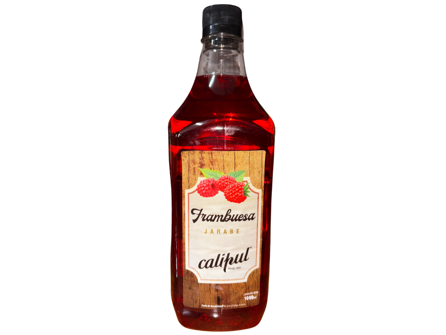 01 Jarabe de Frambuesa 1000 ML (+05 Tragos)