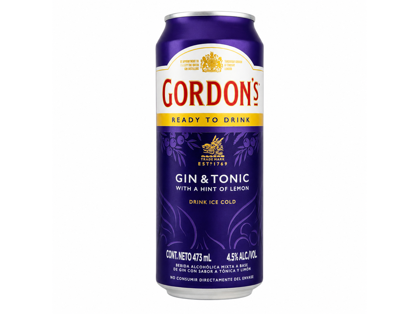 01 Gordon's Tonic Lata 473 ML