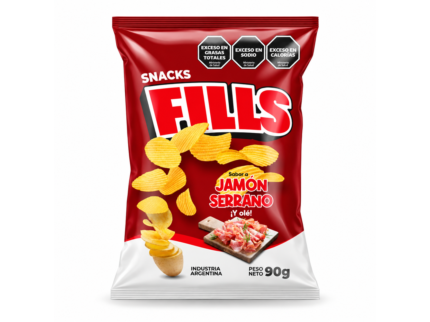 Snacks Fills Jamón Serrano 90 Gr