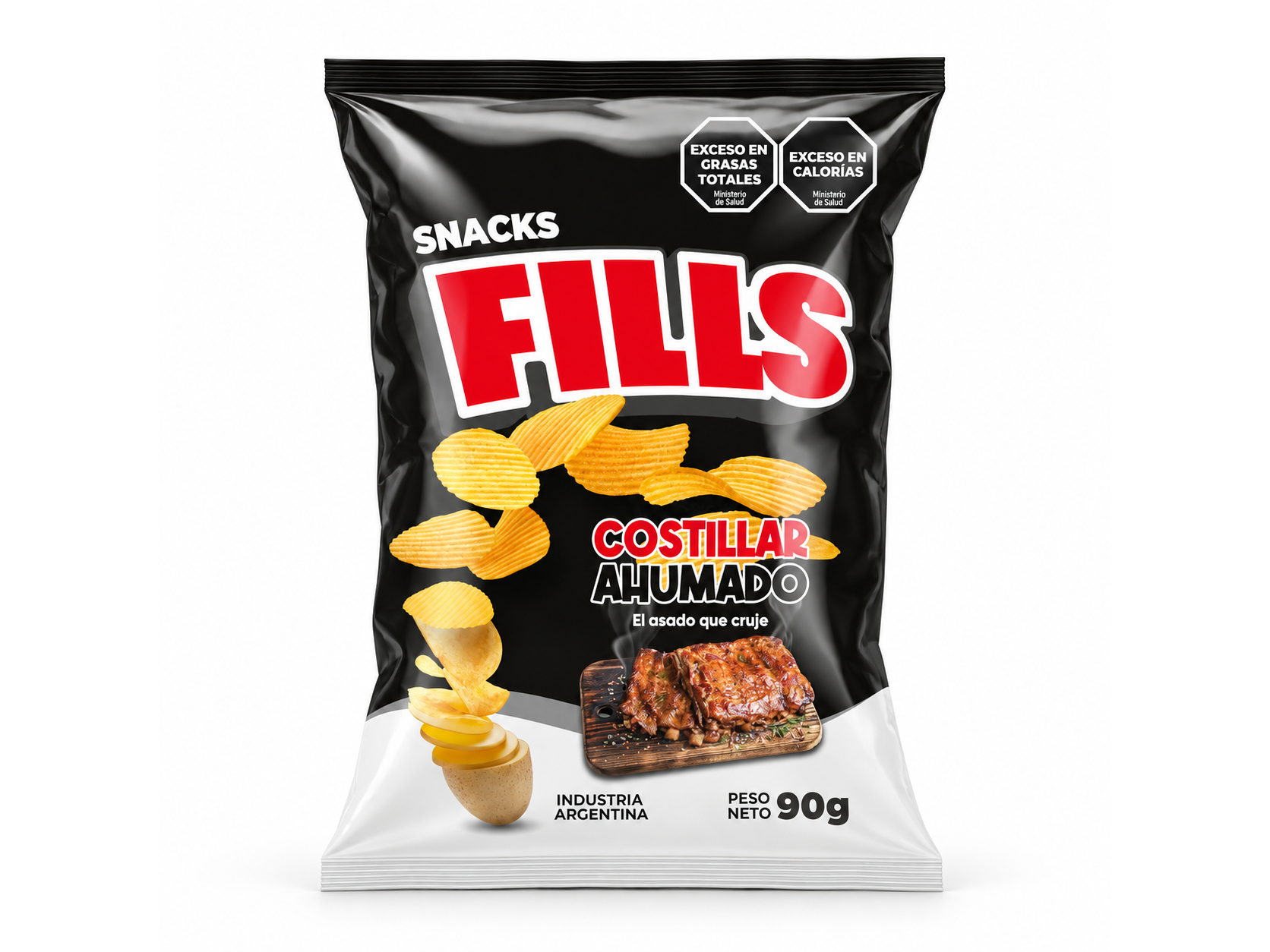 Snacks Fills Costillar Ahumado 90 Gr