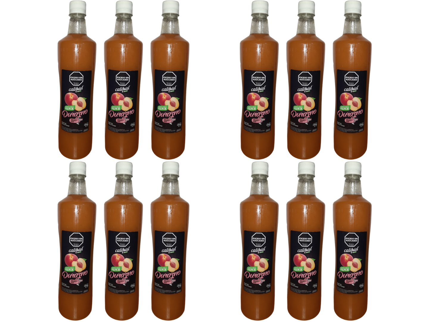 12 Pulpa Natural Durazno 1100 Gr