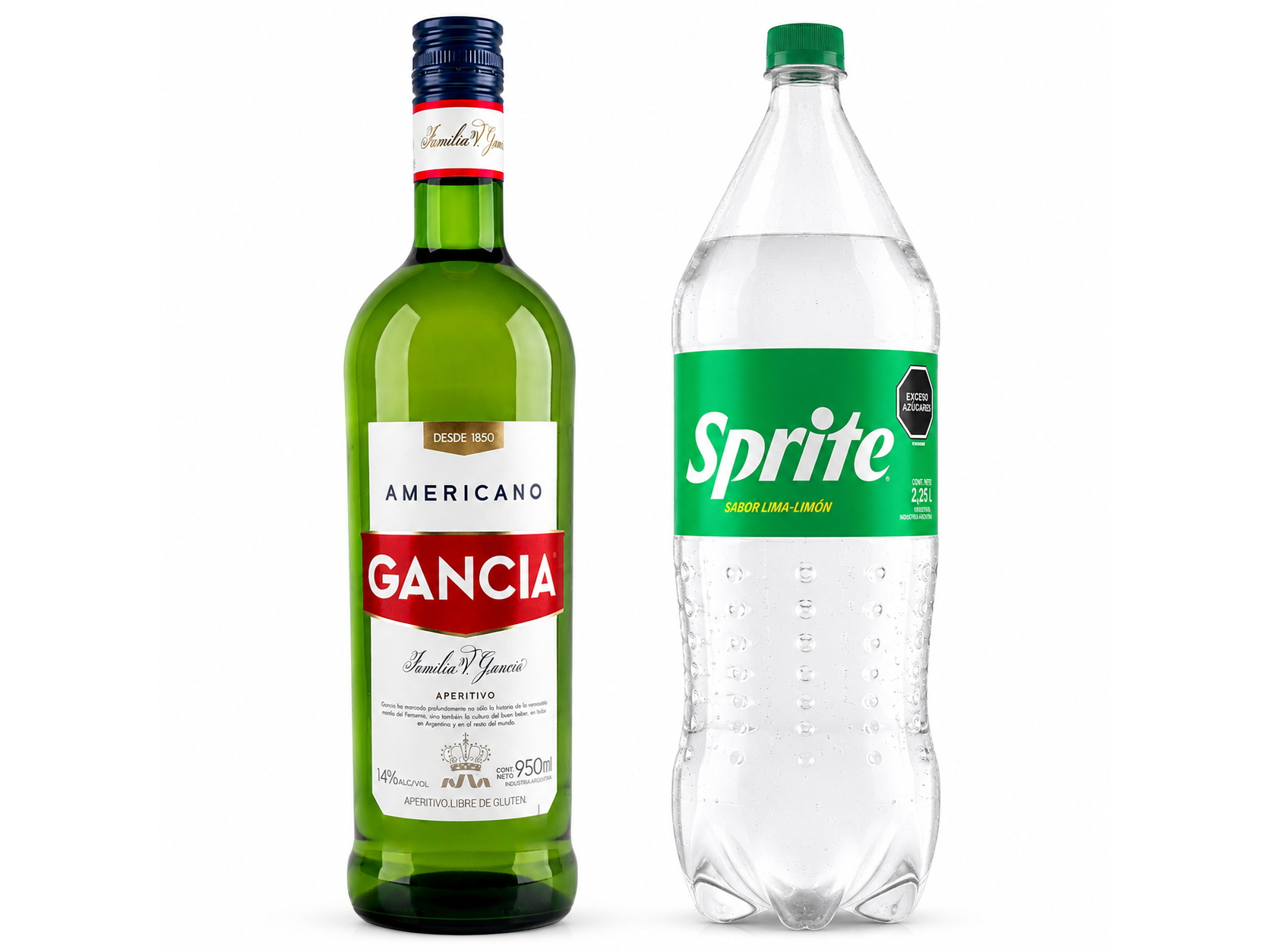 01 Gancia 950 ML + 01 Sprite 2250 ML