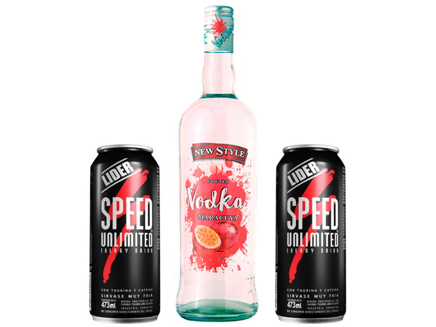 01 New Style Maracuyá 700 ML + 02 Speed XL