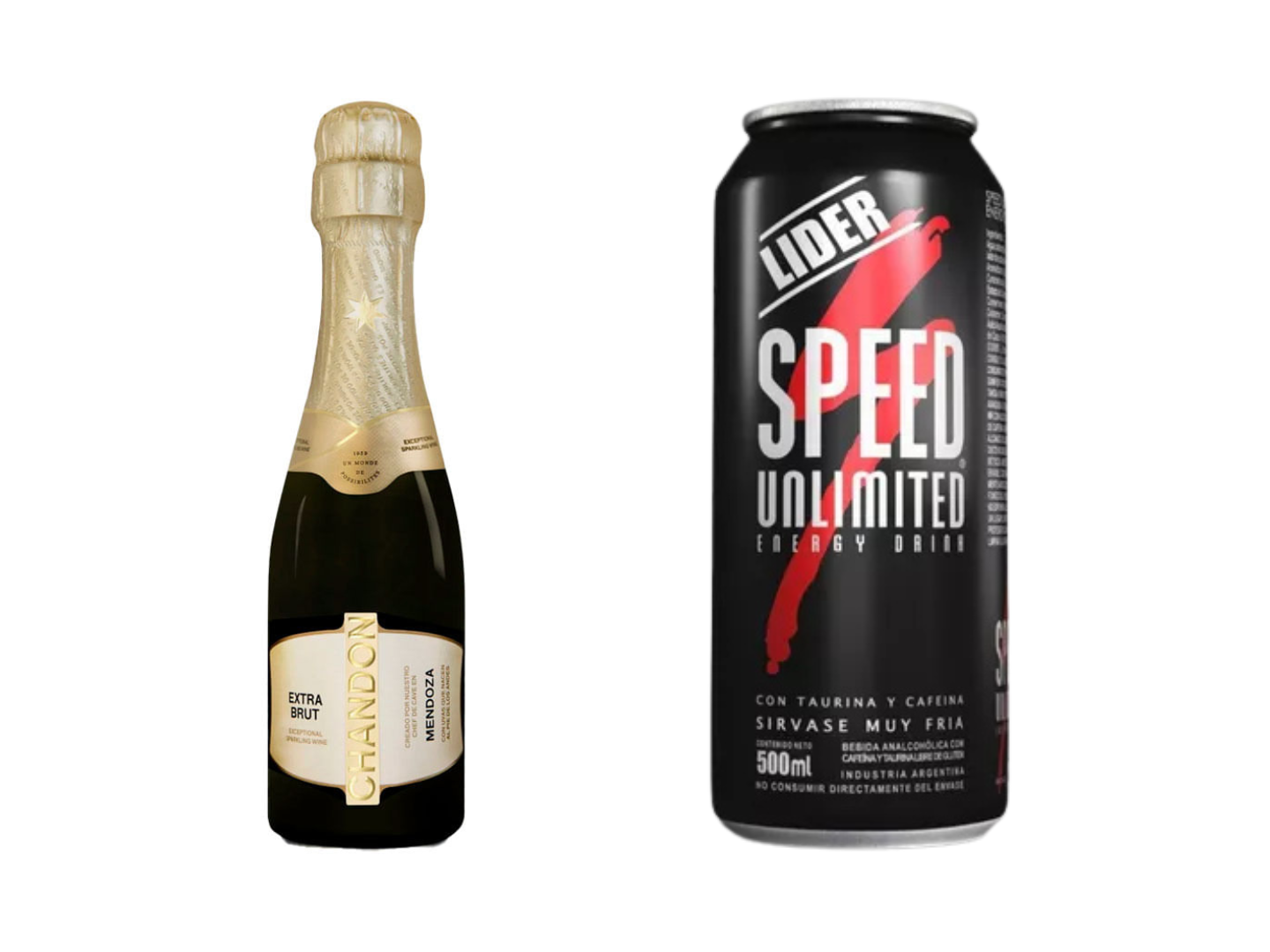 01 Chandon Extra Brut 187 ML + 01 Speed XL