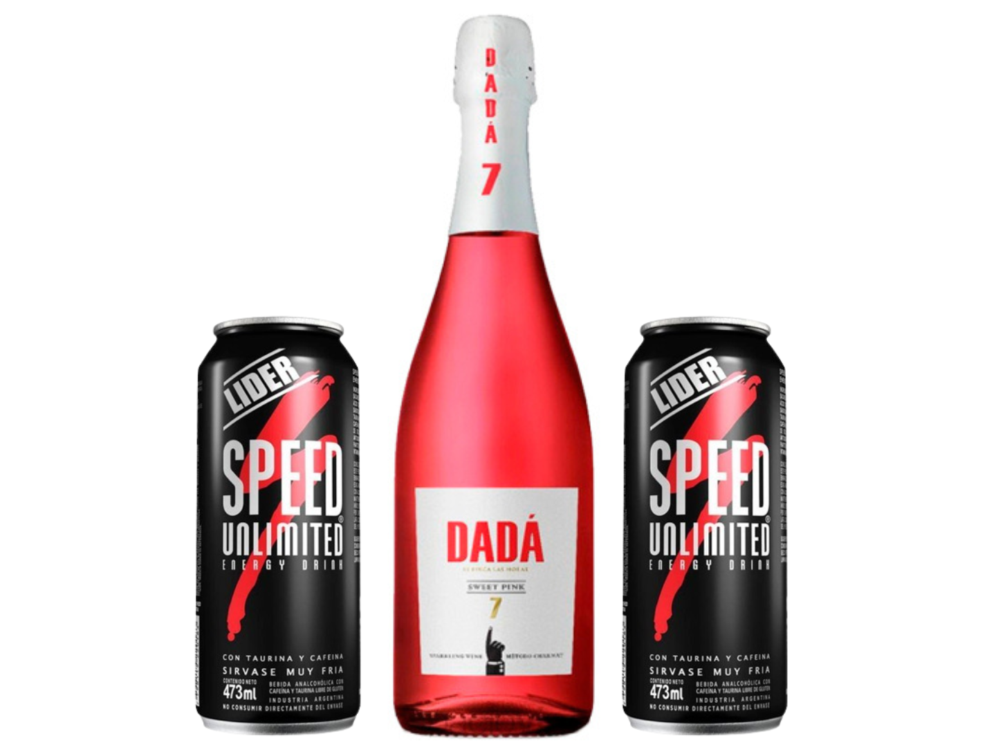 01 Dadá 7 Rosado + 02 Speed XL