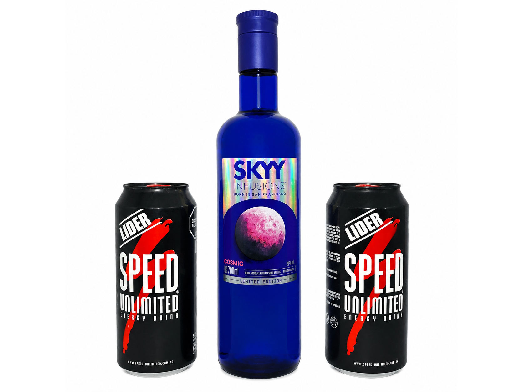 01 Skyy Chicle 700 ML + 02 Speed XL
