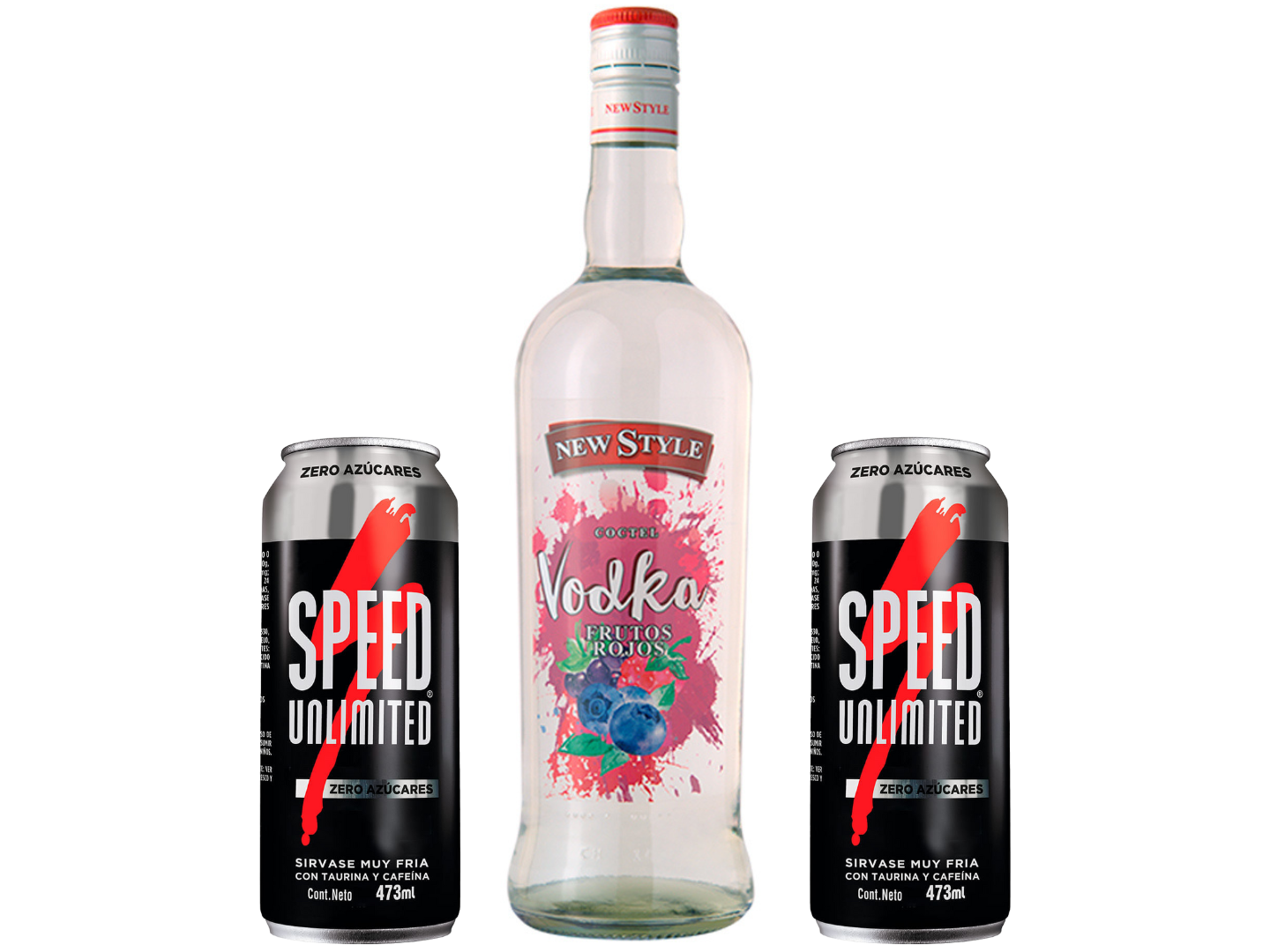 01 New Style (Sabores Disponibles) + 02 Speed XL Zero Sugar