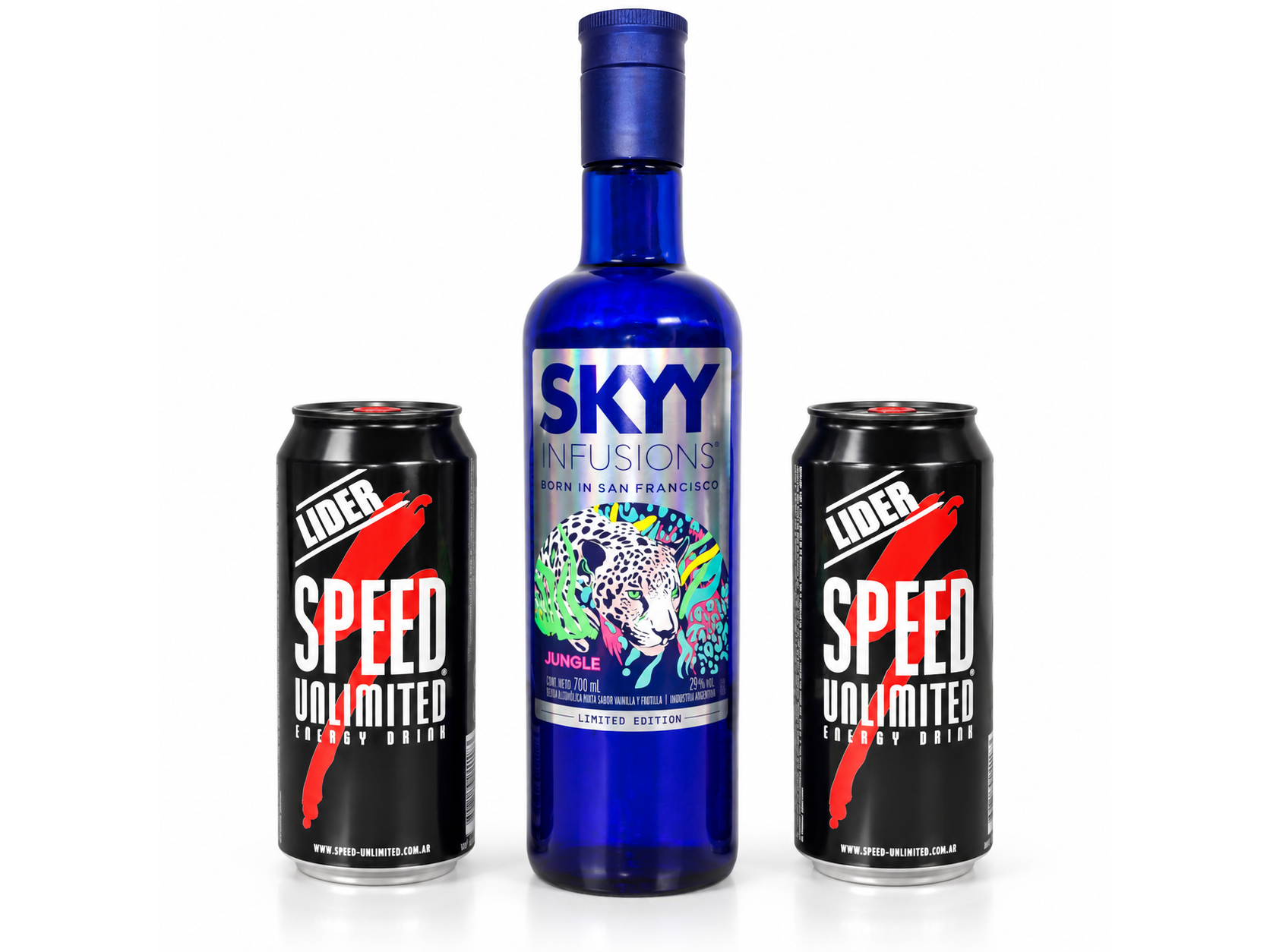 01 Skyy Jungle 700 ML + 02 Speed XL