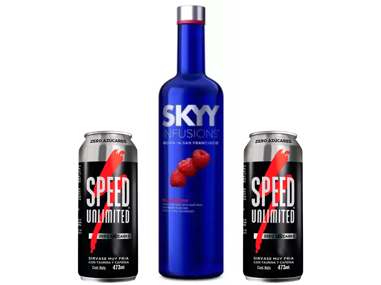 01 Skyy Frambuesa + 02 Speed XL