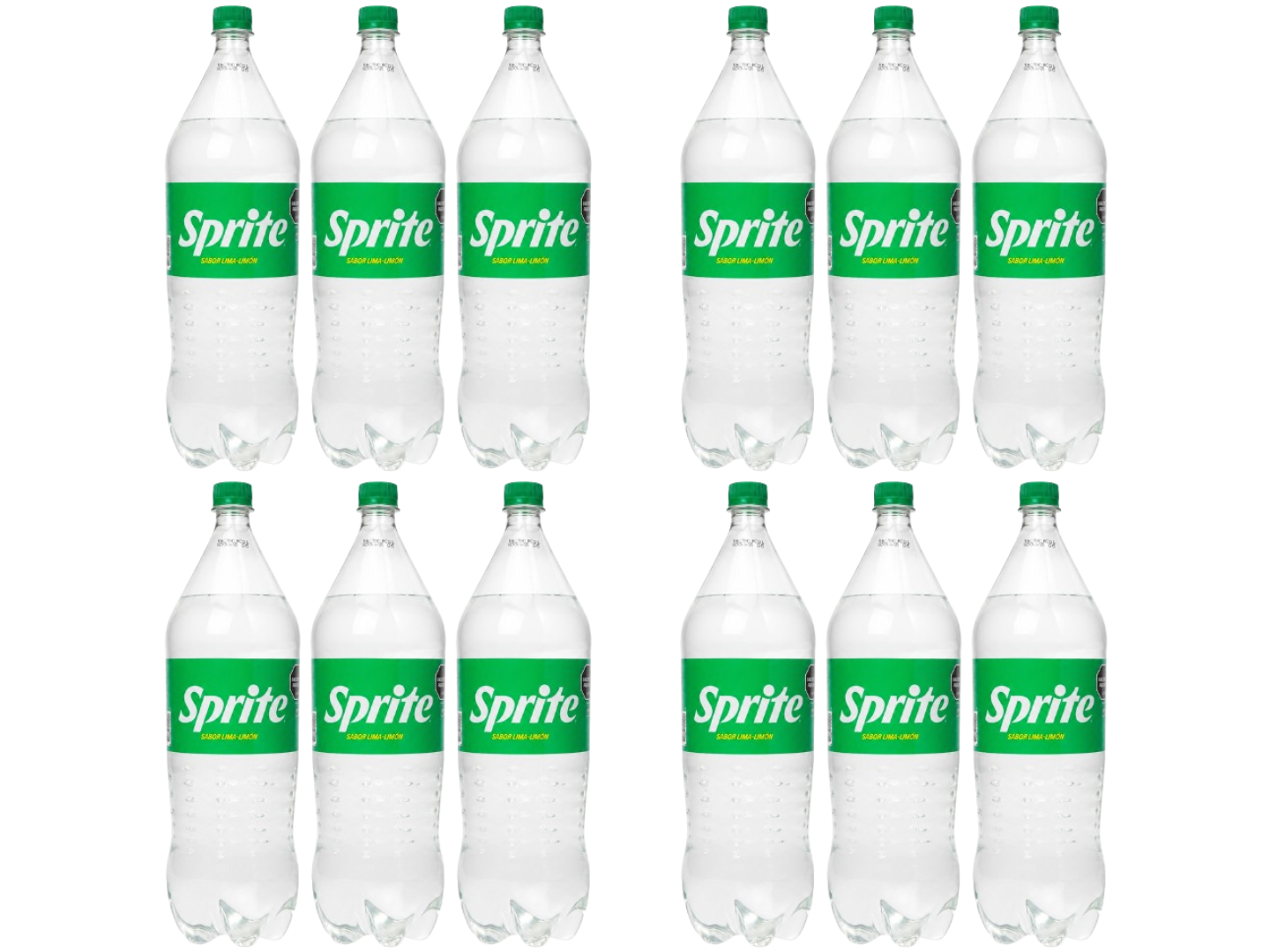 12 Sprite Descartable 2250 ML (02 Packs)