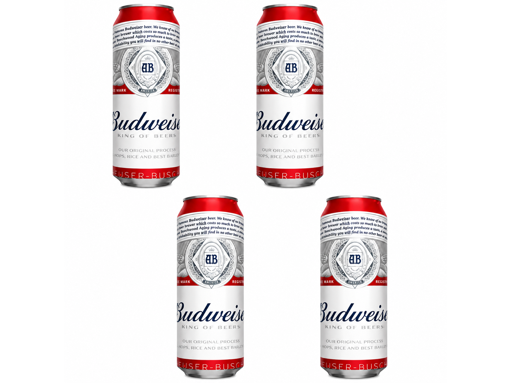 04 Budweiser 710 ML (01 Pack)