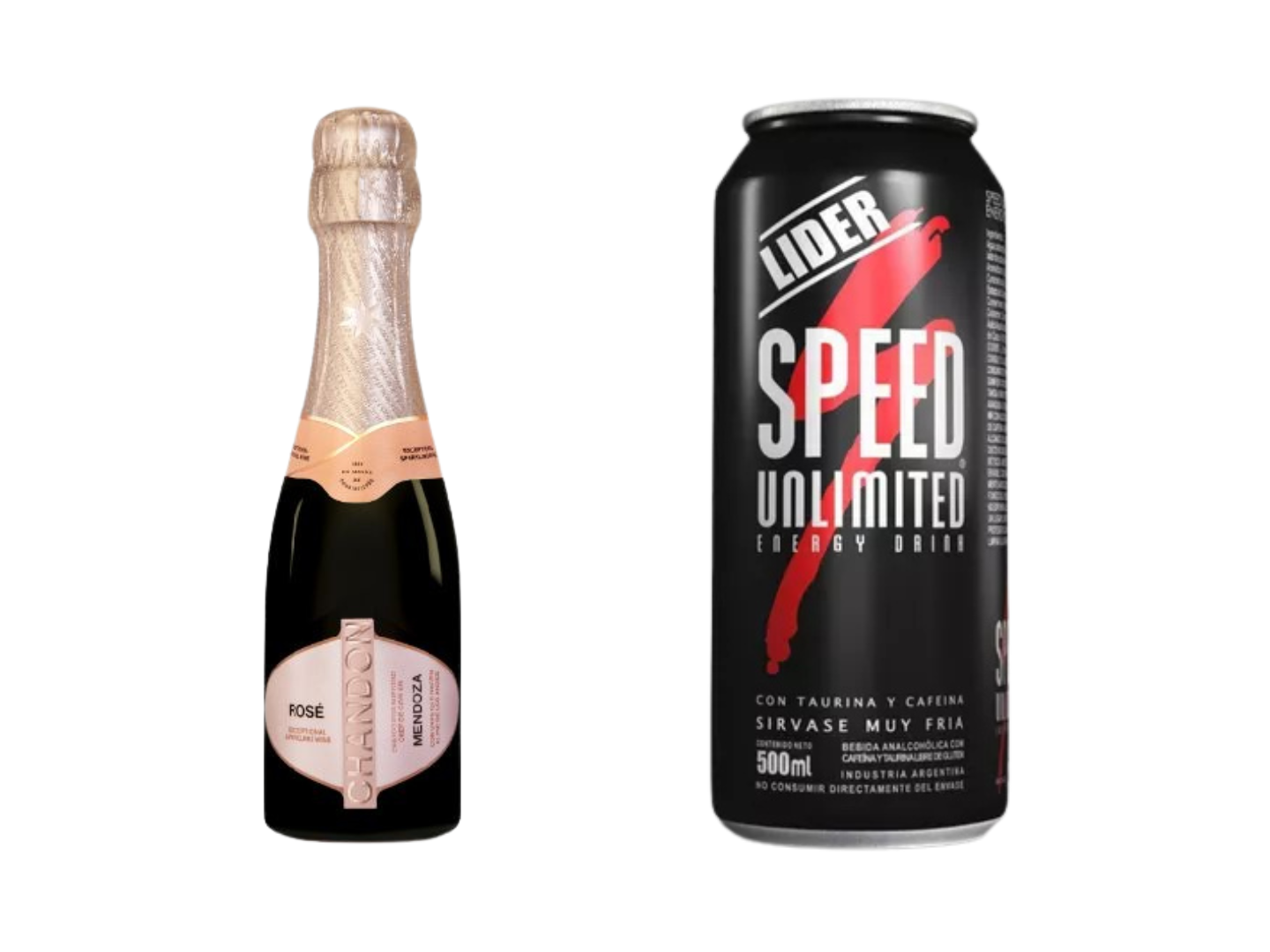01 Chandon Rosé 187 ML + 01 Speed XL