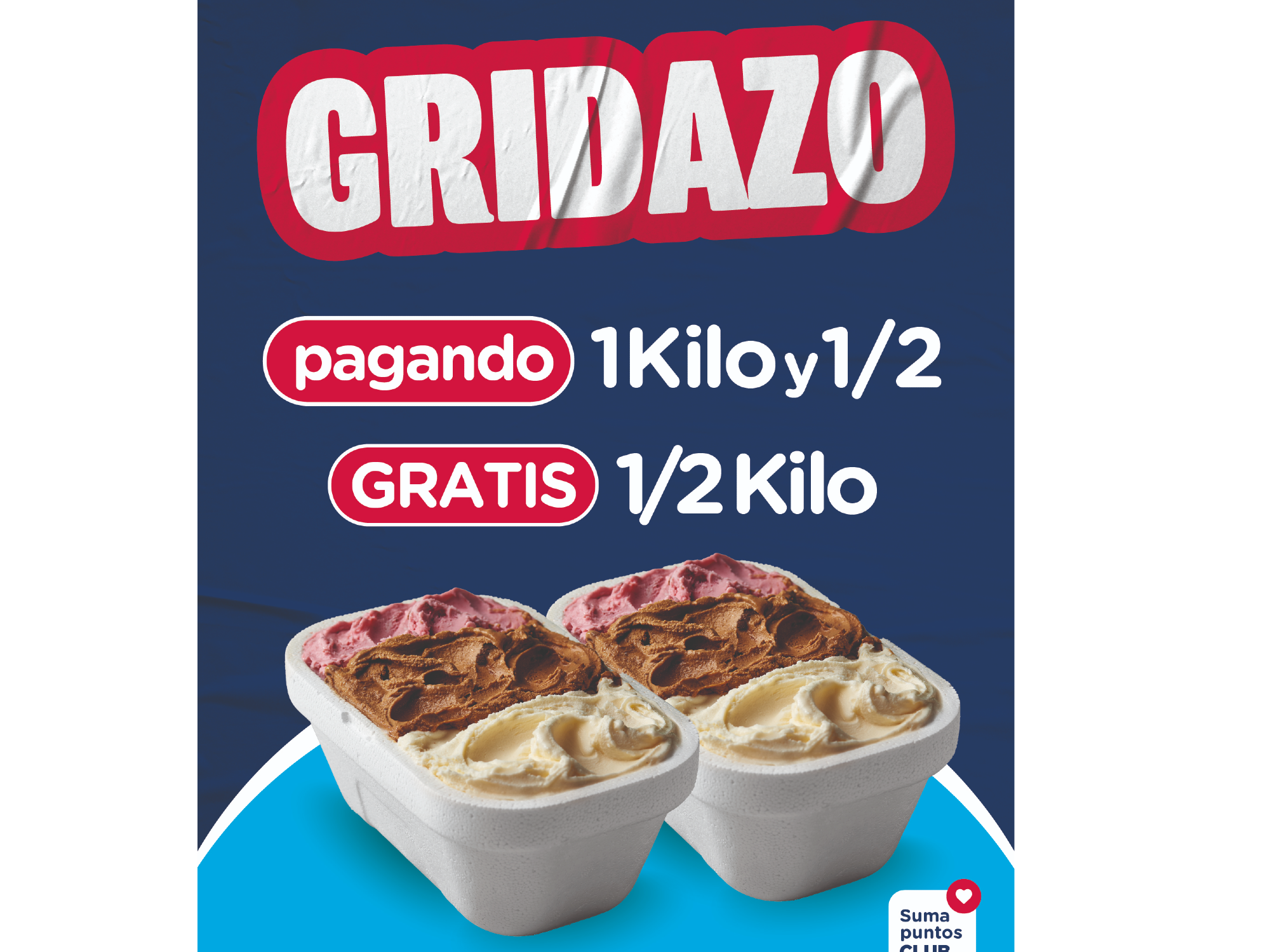 PROMO GRIDAZO!!! LLEVA 1 1/2 KILO Y 1/2 DE REGALO