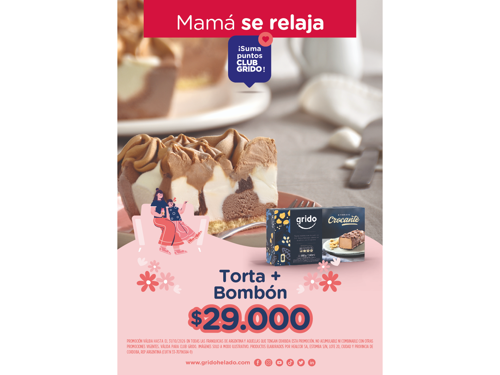 TORTA +BOMBON $29.000