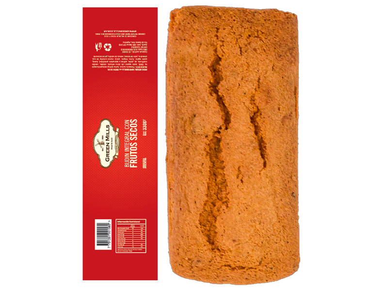 BUDIN INTEGRAL CON FRUTOS SECOS