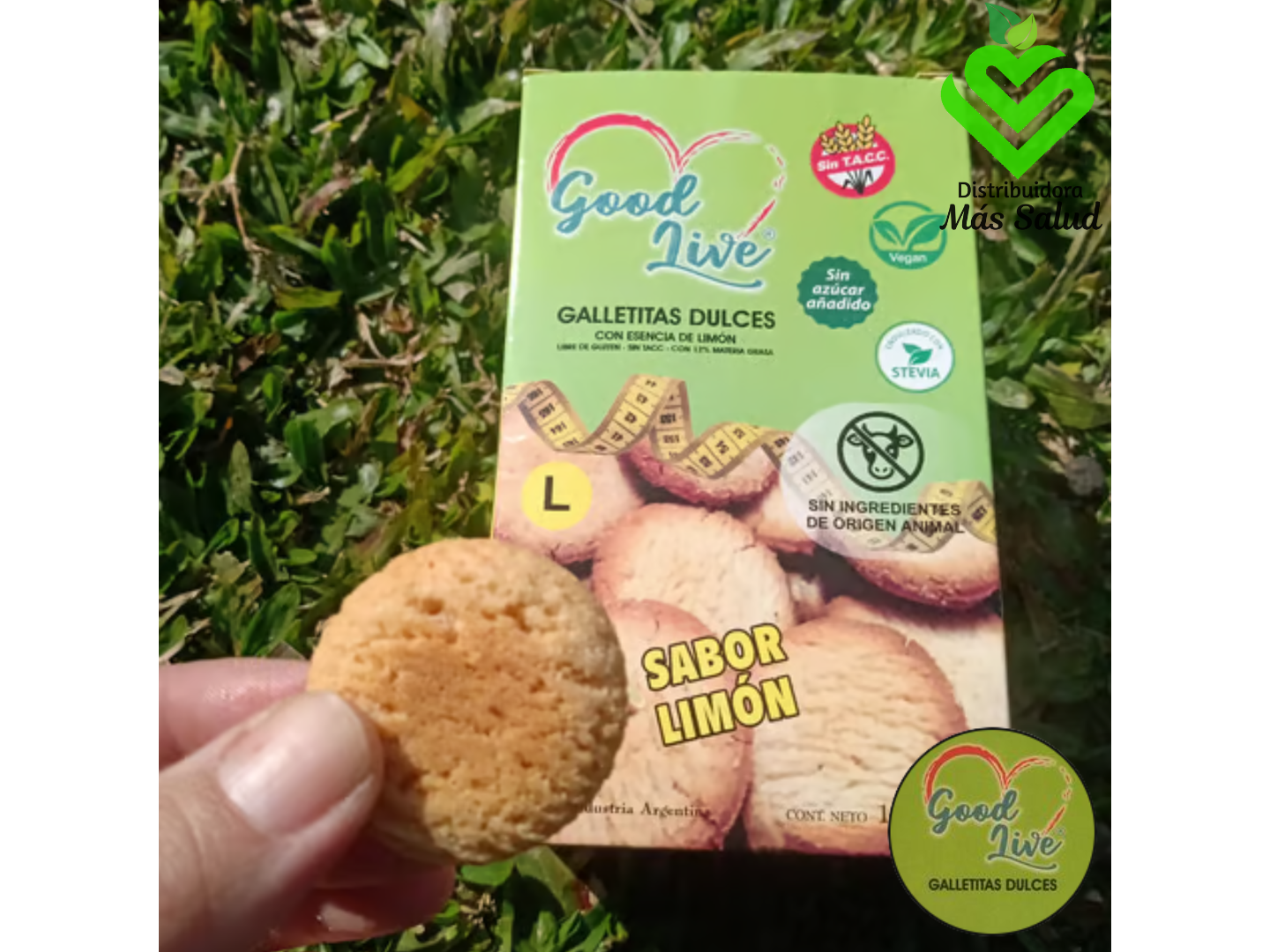 GALLETITAS ENDULZADAS CON STEVIA SABOR LIMON