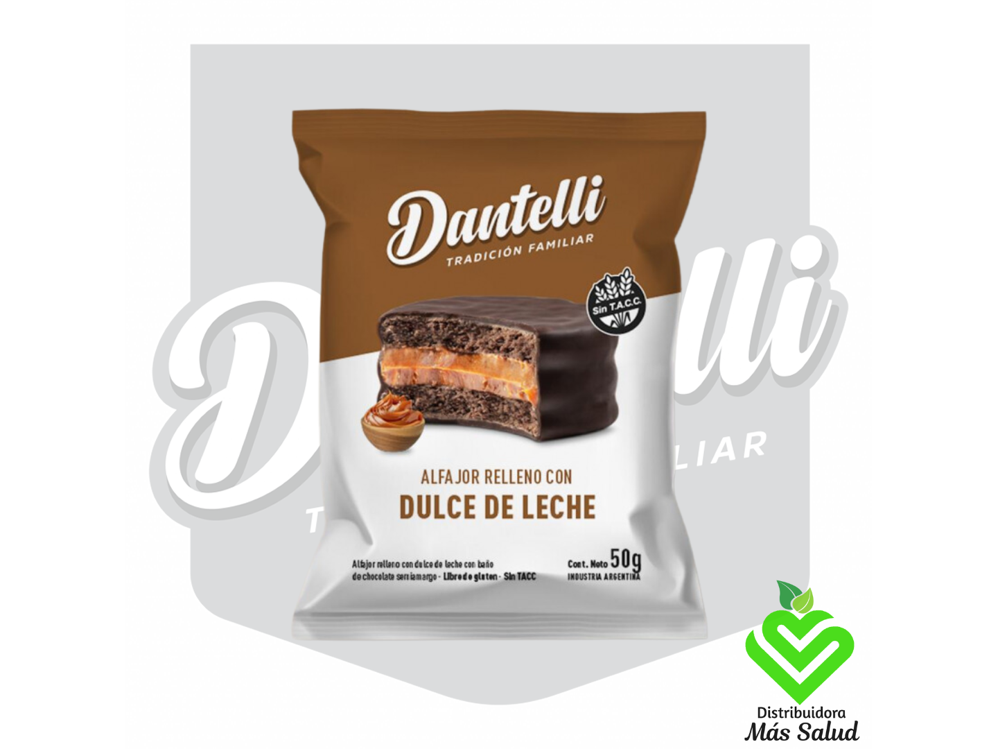 ALFAJOR RELLENO CON DULCE DE LECHE X 12 UD