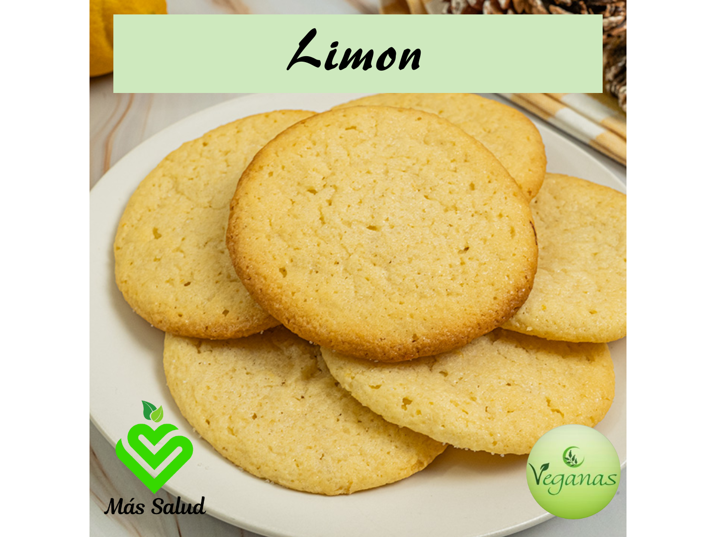 GALLETAS VEGANAS LIMON X KG