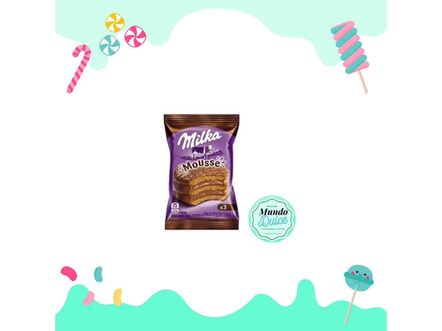 Milka mousse triple negro