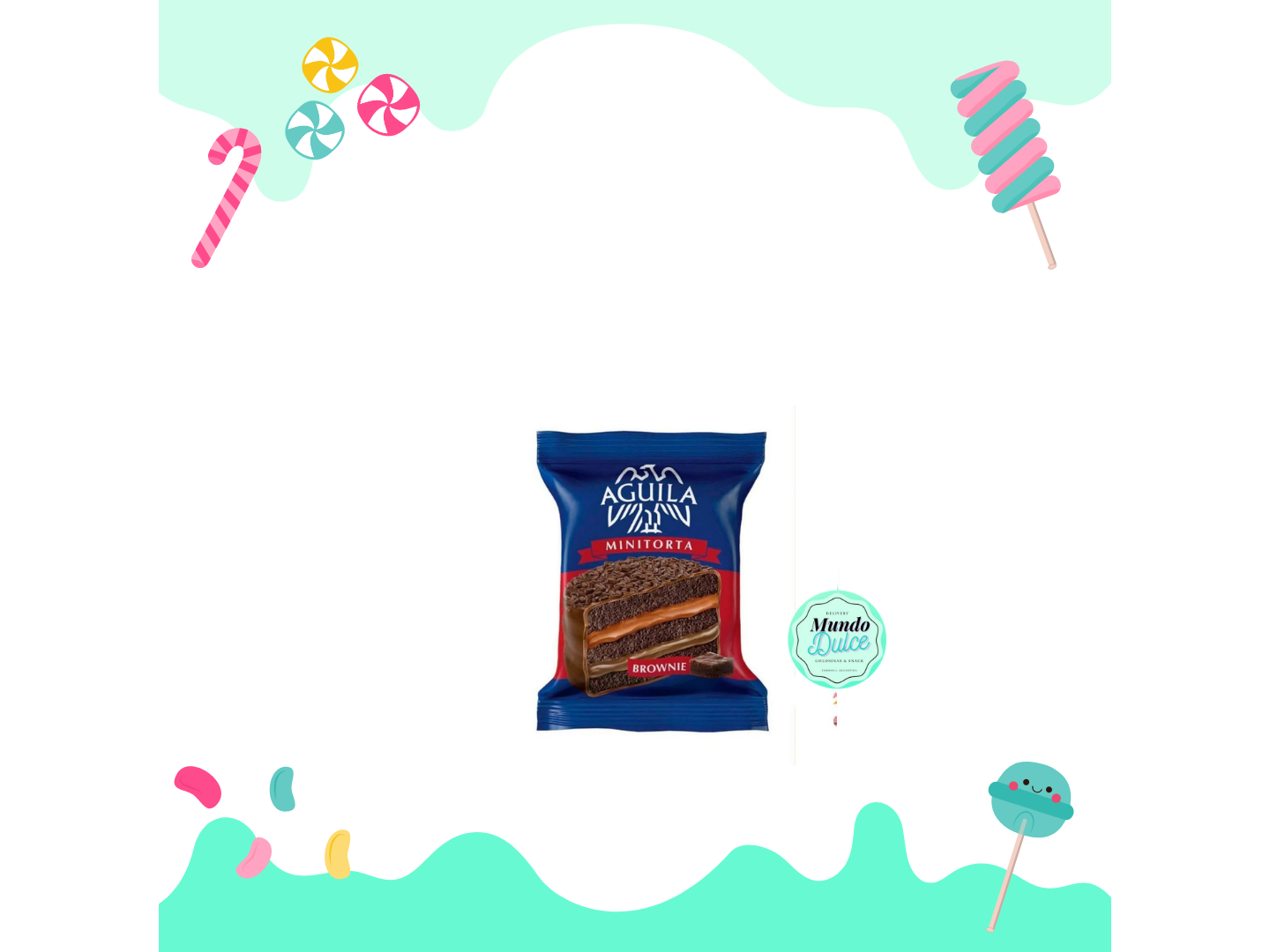 Aguila mini torta brownie