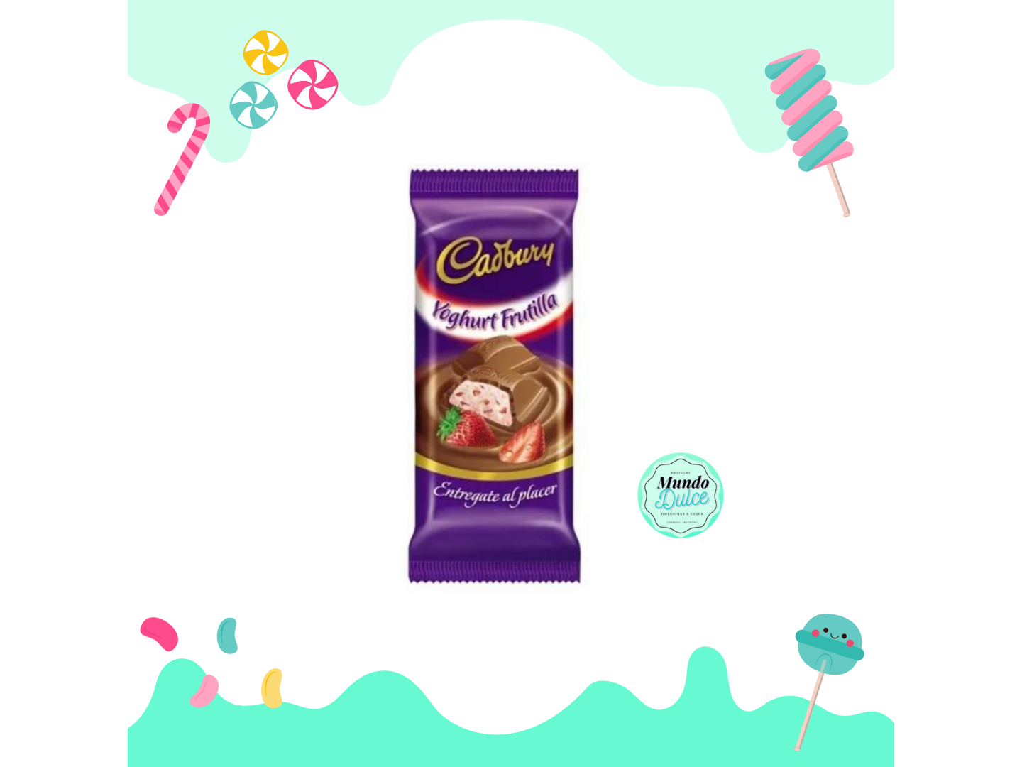 Cadbury frutilla 82 gr