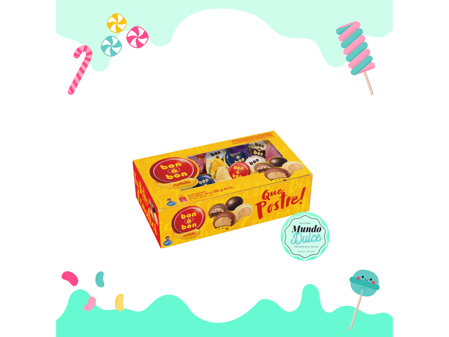Caja de bombones surtidos bon o bon