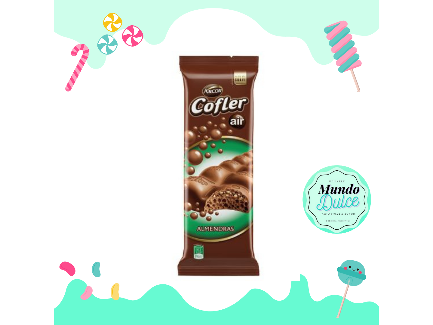 Cofler air almendra 55 gr.