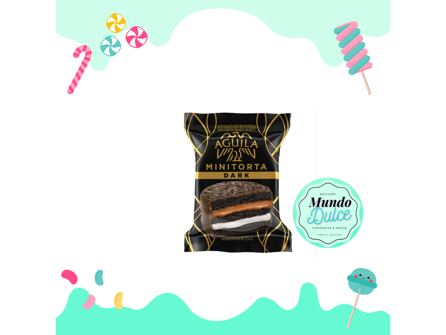 Aguila mini torta dark