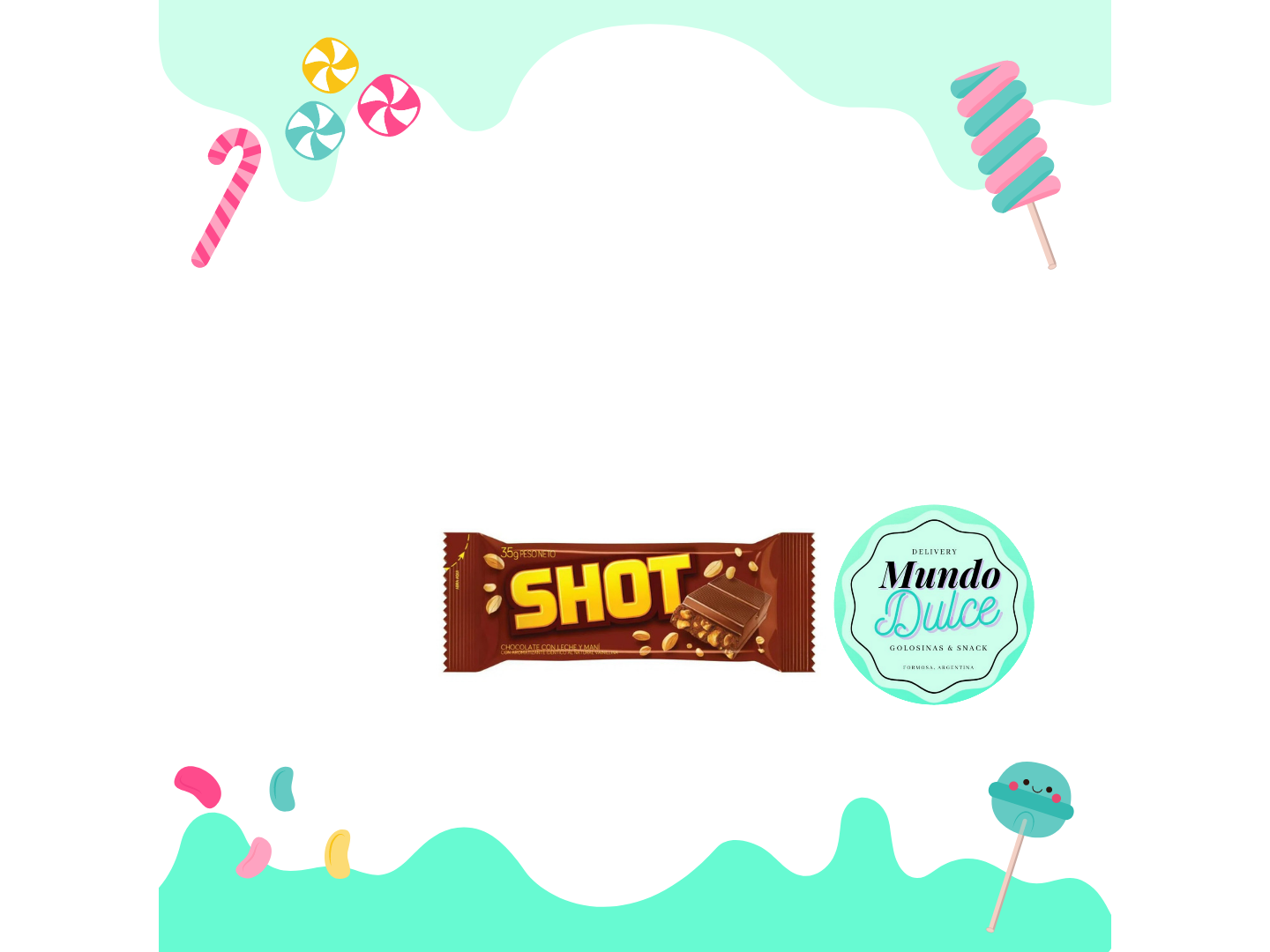 Chocolate shot chico negro